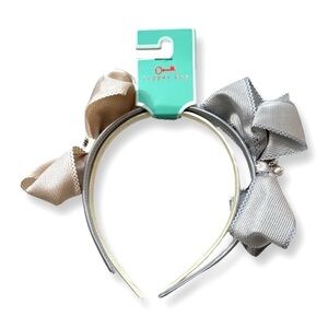⭐️ 5 for $25 A Set of 2 Girls’ Headbands Grey & Beige Copper Key Accessories